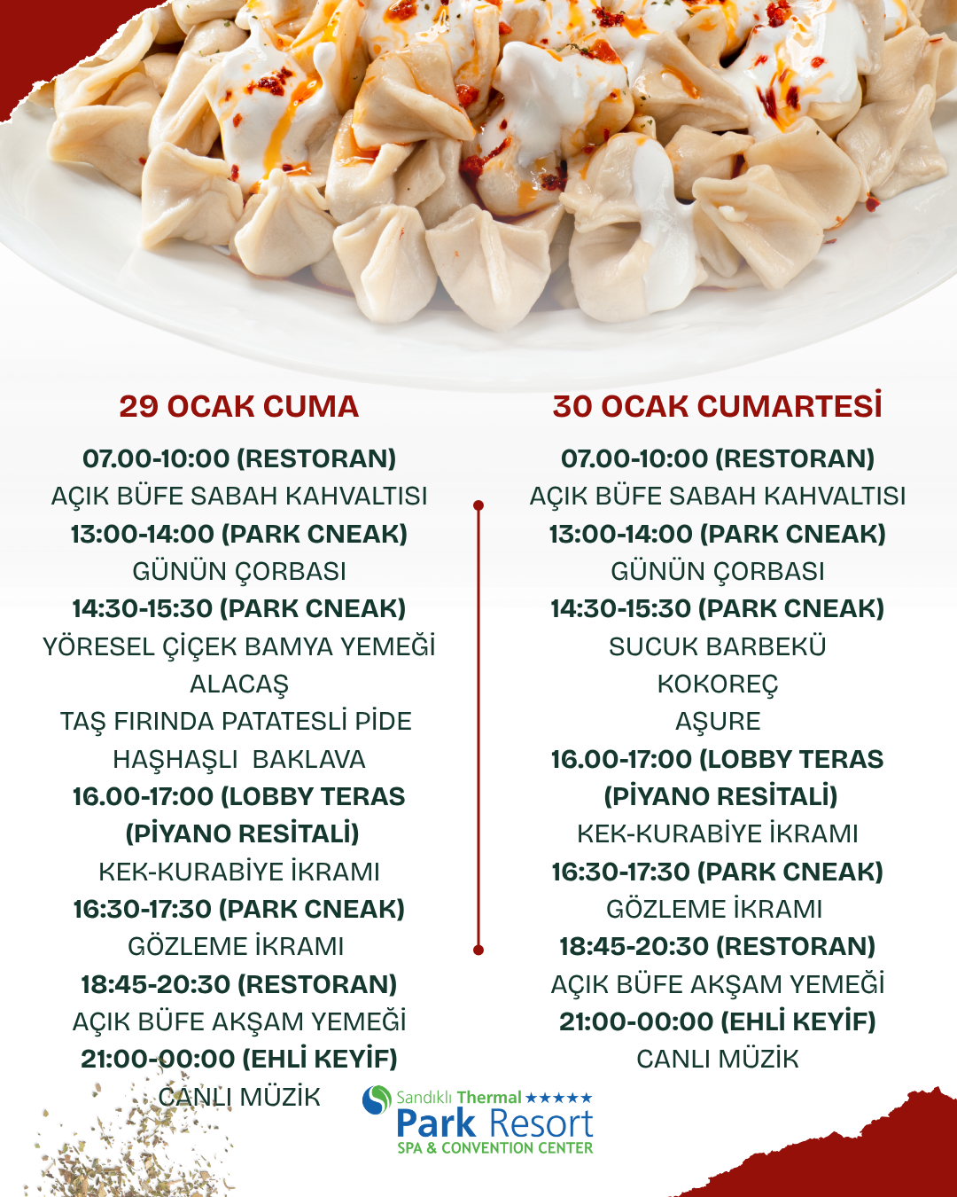 2027 SÖMESTİR DÖNEMİ YİYECEK-İÇECEK SUNUM PROGRAMI